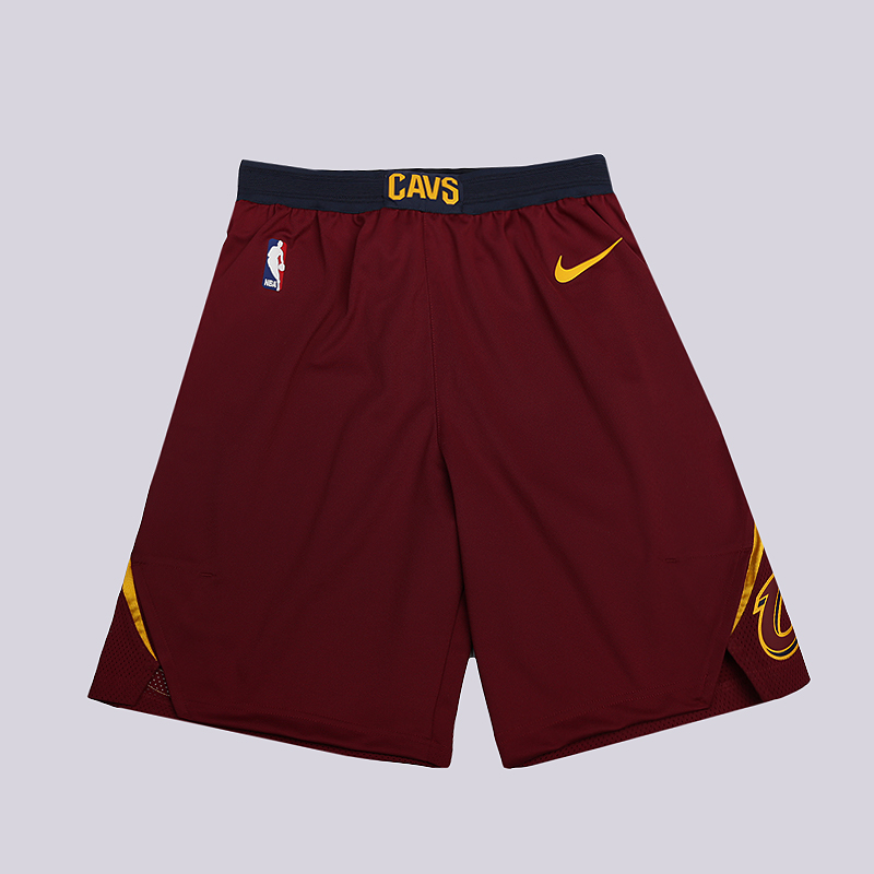 мужские бордовые шорты Nike Cleveland Cavaliers Icon Edition Authentic NBA Shorts 866375-677 - цена, описание, фото 1